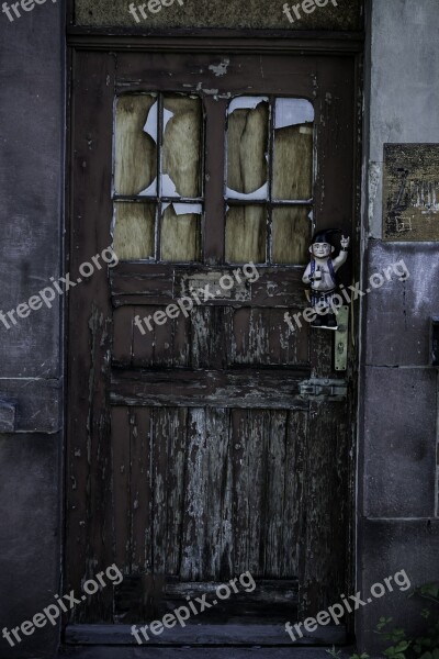 Door Old Decay House Entrance Input