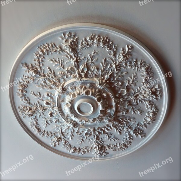 Ceiling Rosette Kattorosetti Ornament Plaster Ornaments Free Photos