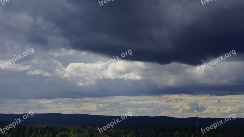 Dark Clouds Clouds The Rain Clouds Storm Risk