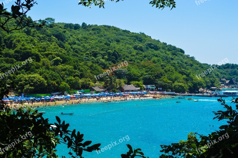 Beach Roqueta Acapulco Mexico Paradise Beach