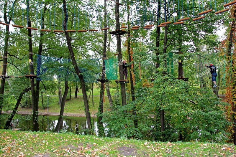 Rope Park Monkey Grove Climbing Fun Rope