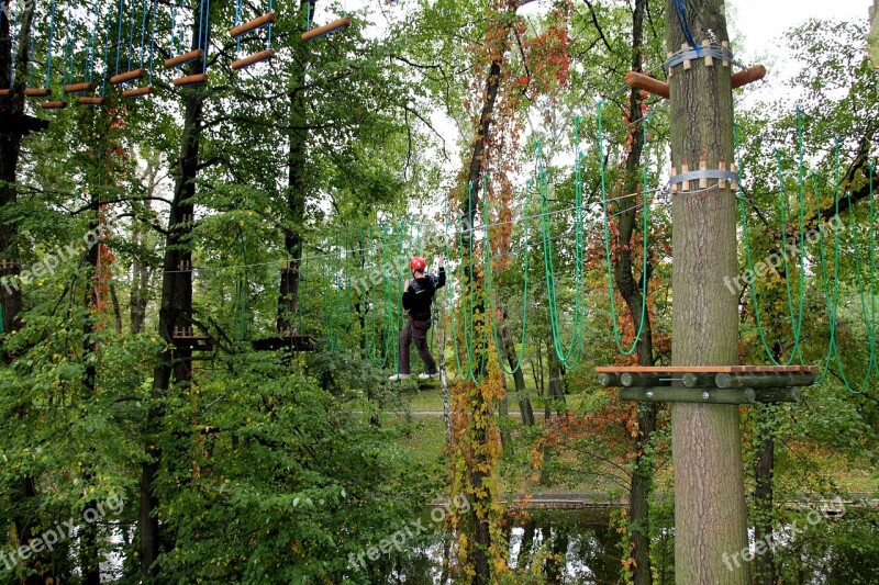 Rope Park Monkey Grove Climbing Fun Rope