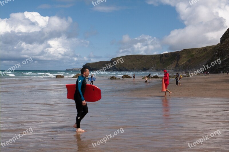 Coast Surfer Surfers Coast Guard Rock