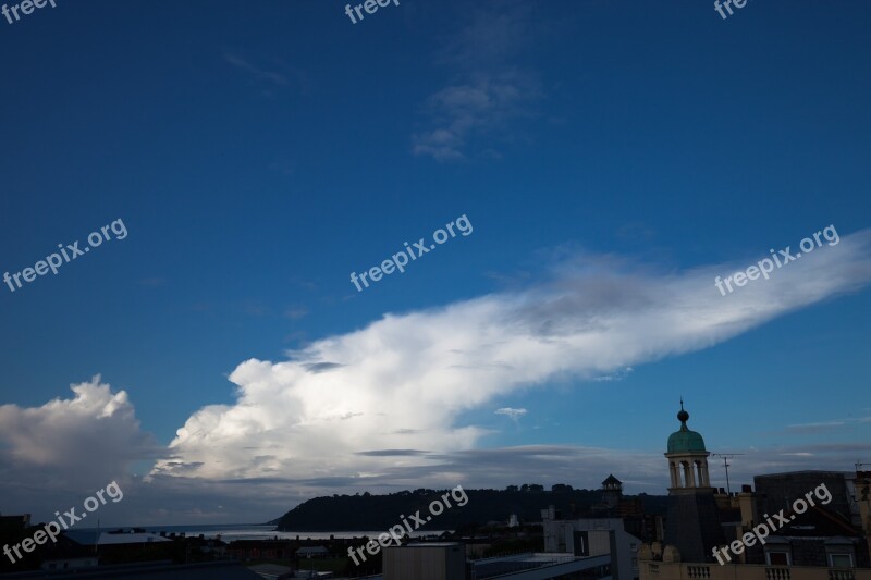 Clouds Morning Light Coast Sea England