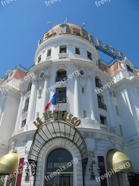 Hotel Negresco Cote D'azur Free Photos