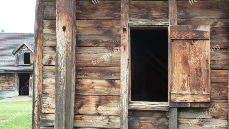 Window Rustic Vintage Architecture Wooden