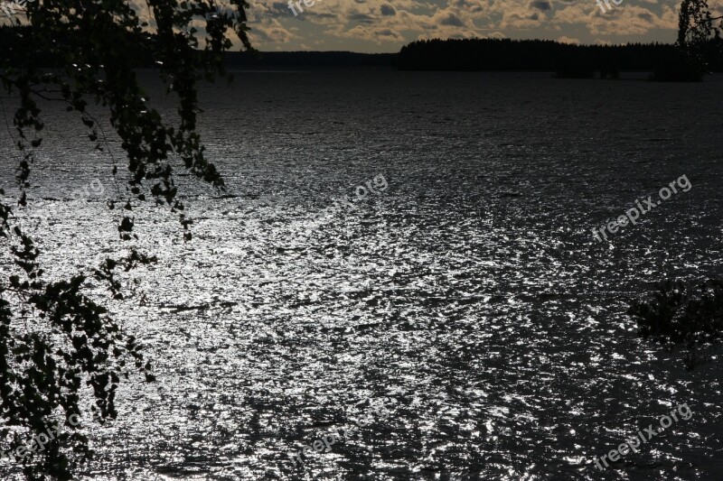 Lake Storm Wave The Looming Cloud