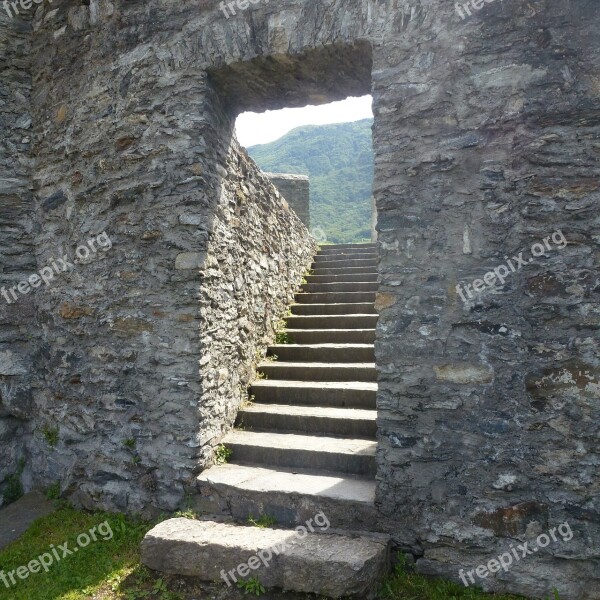 Stairs Stone Stairs Staircase Emergence Passage