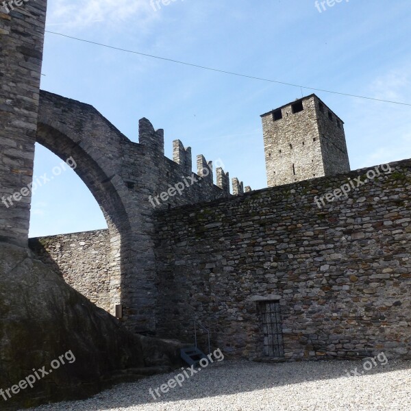 Castelgrande Bellinzona Castle Middle Ages Places Of Interest