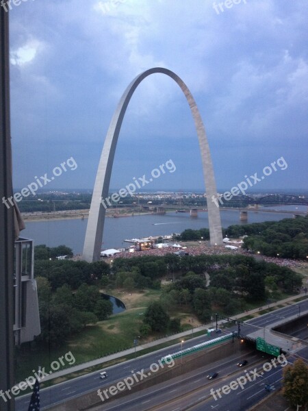 St Louis Arch Gateway To The West Arch Monument Missouri