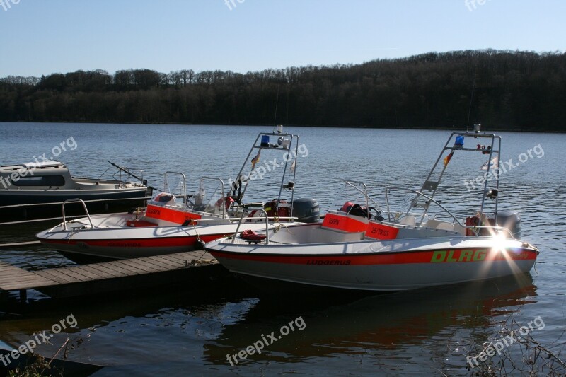 Dlrg Water Rescue Lifeboat Boat Ship