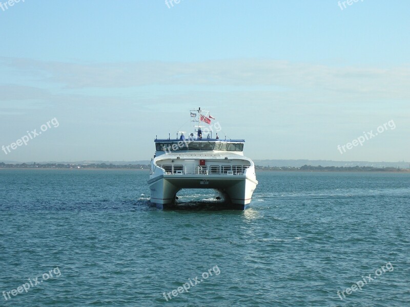 Catamaran Ferry Nautical Boat Ship