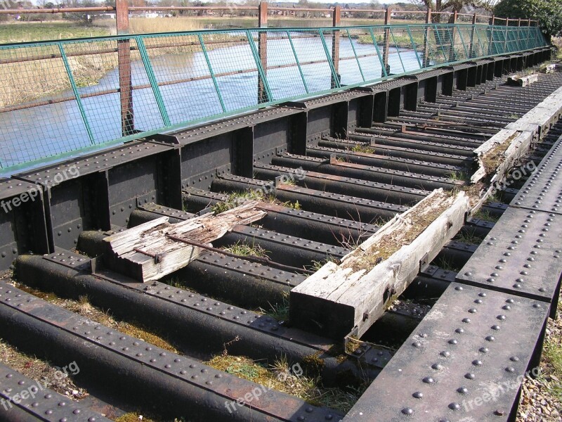 Railway Bridge Iron England Landmark