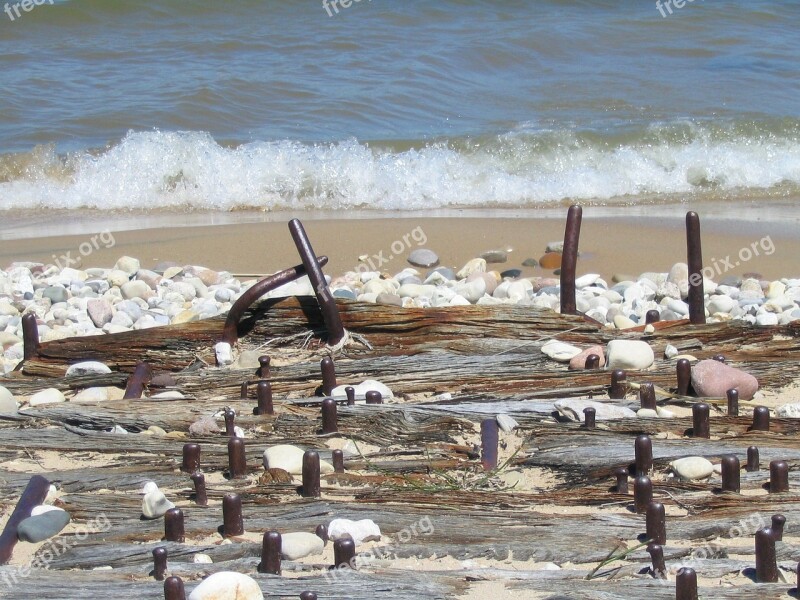 Wood Bindings Weathered Shore Texture