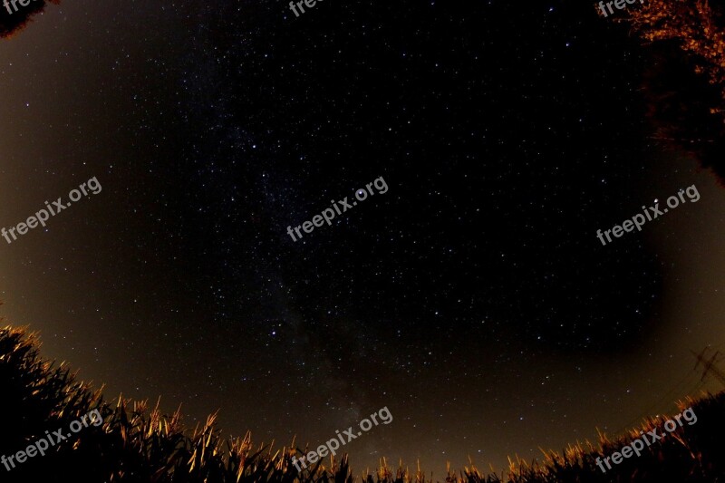 Milky Way Star Night Night Sky Starry Sky