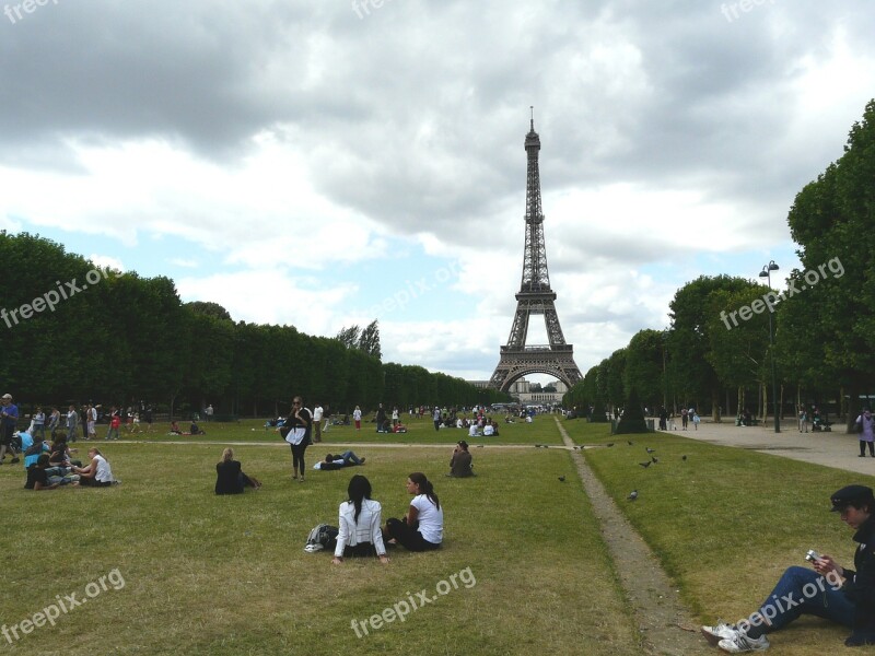 Paris France Eiffel Tower Free Photos