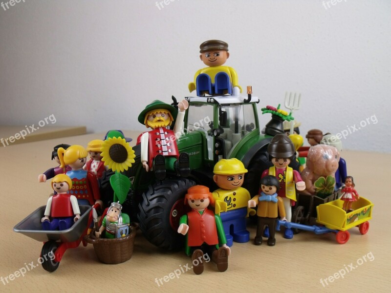 Together We Are Strong Agriculture Playmobil Toys Males Figures