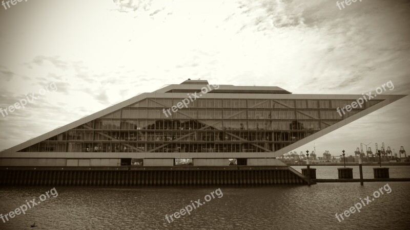 Hamburg Elbe Architecture Building Port