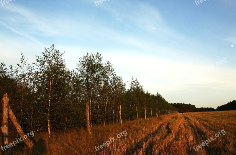 Landscape Poland Sky Blue Scenery