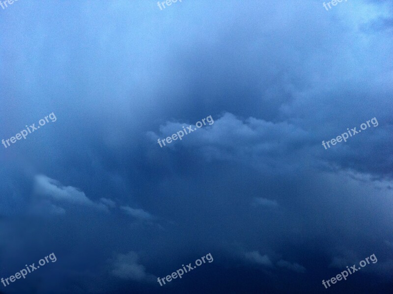 Storm Cloud Thunderstorm Dark Sky Gloomy