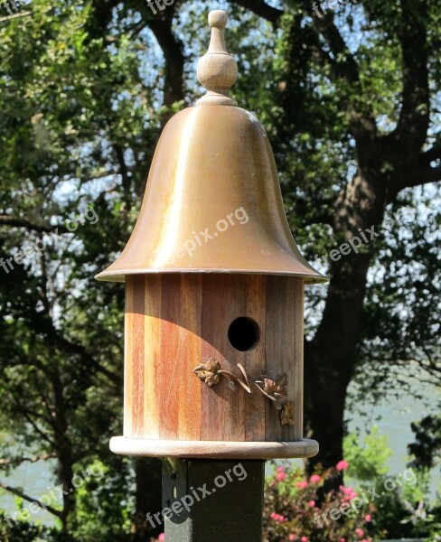 Birdhouse Birds House Nest Wooden Bird House