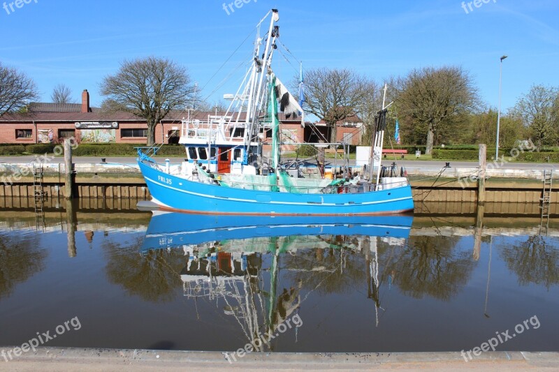 Cutter Shrimp Port Fishing Port North Sea