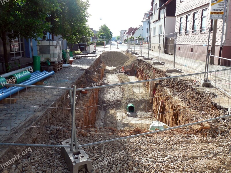 Site Construction Road Construction Pit Construction Work