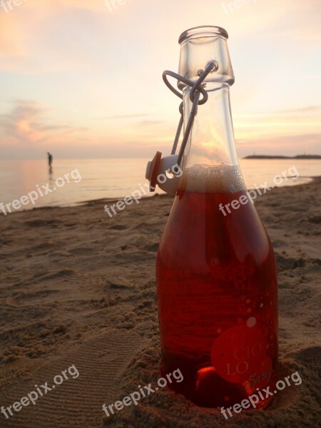 Bottle Drink Thirst Quencher Beach Sea