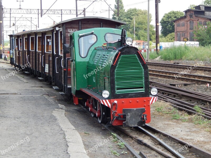 Wagons Narrow-gauge Railway Rails Historic Vehicle Locomotive