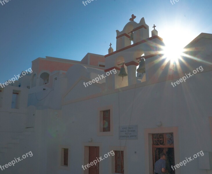 Church Oia Santorini Greece Architecture