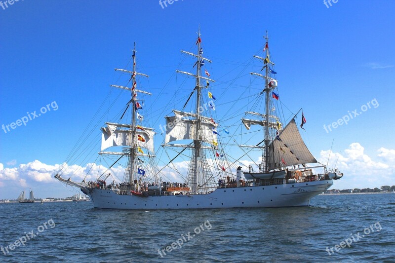 Sailing Vessel Sail Sea Ship Shipping