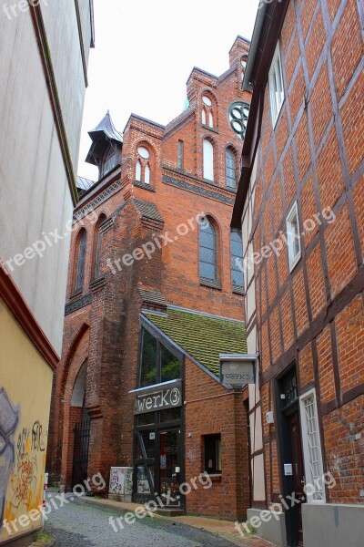 Street Line Building Historically Facade Historic Center