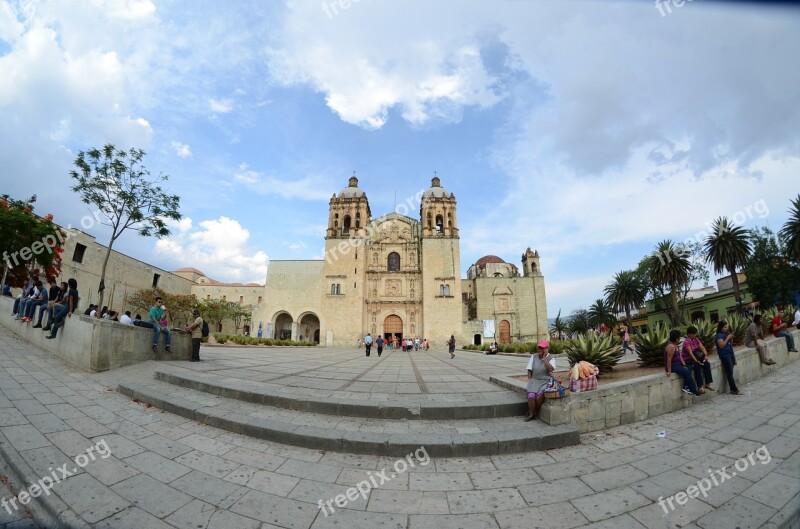 Oaxaca Mexico Church Free Photos