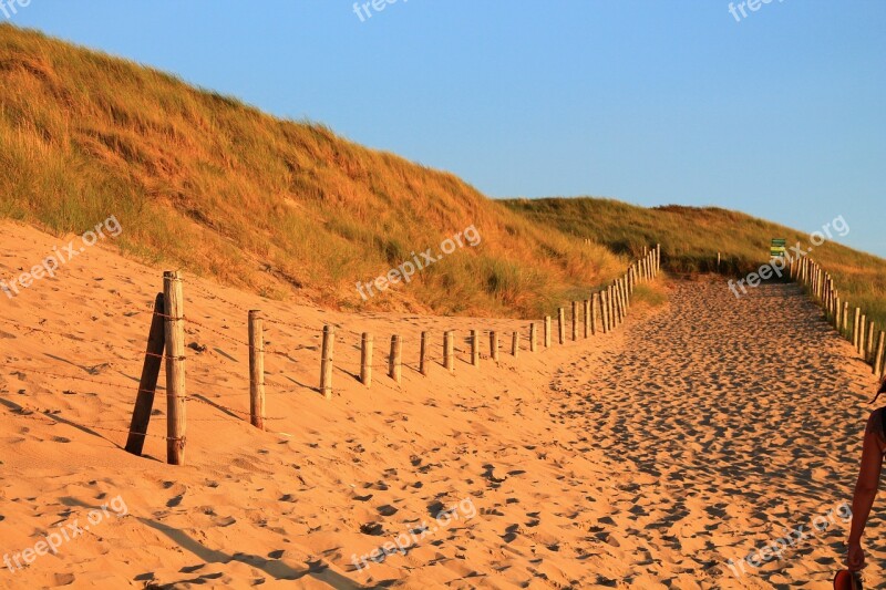 Dune Dike Away Path Fence