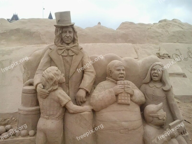 Sand Sand Sculpture Man Persons Sculpture