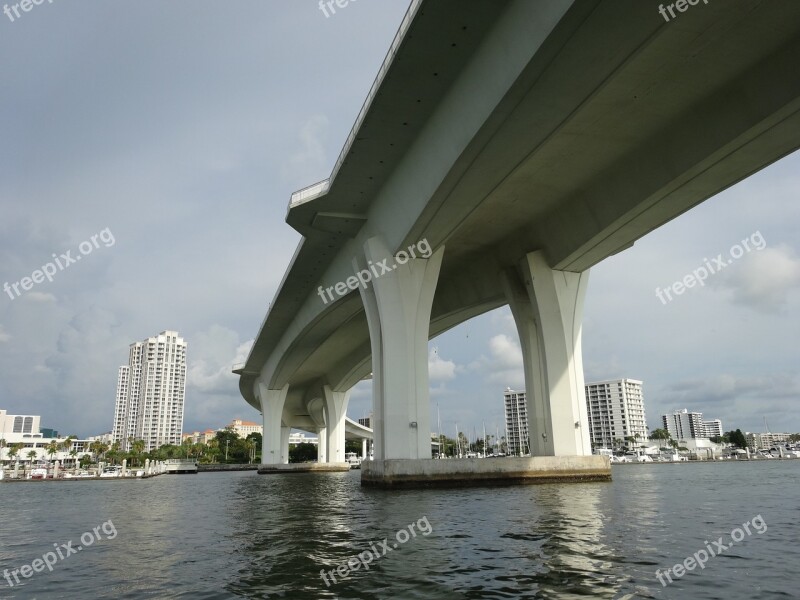 Bridge Mar Ocean Clearwater Free Photos