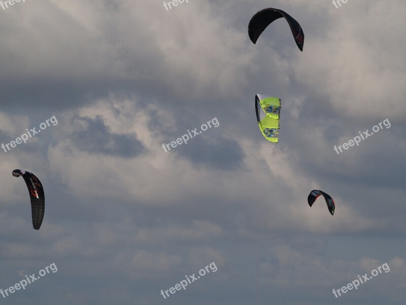 Dragons Clouds Sky Wind Windy