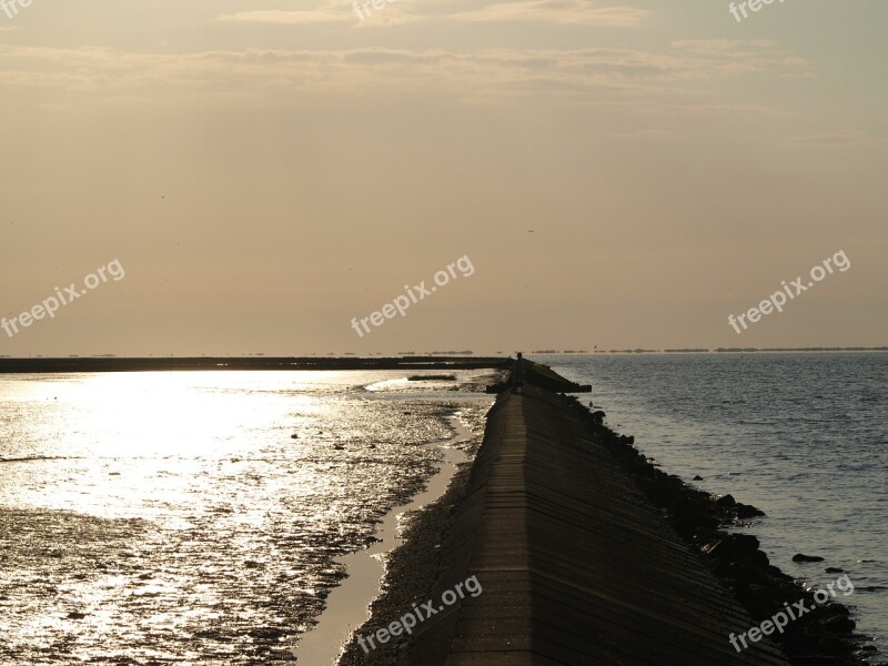 Surf Wall North Sea Wadden Sea Natural Heritage East Frisia