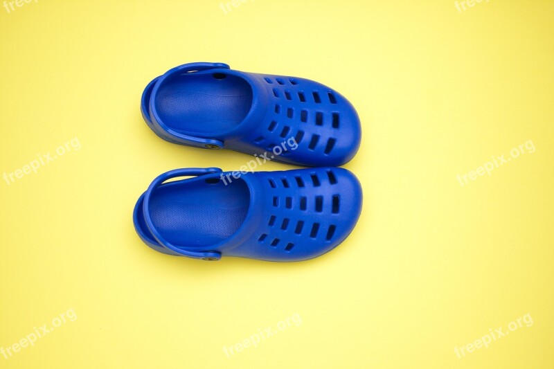 Shoes Crocs Sandals Blue Footwear