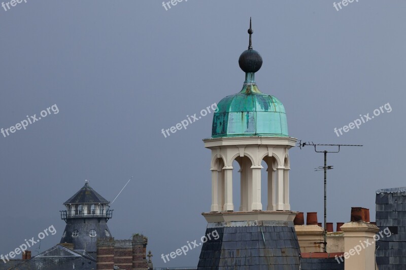 Tower Great Copper Roof Columnar Antenna