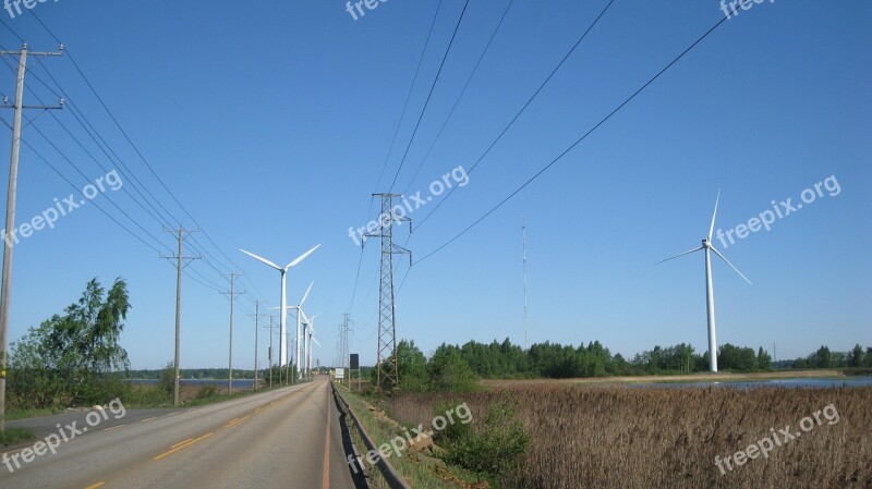 Pori Reposaari Bridge Wind Power Wind Turbine