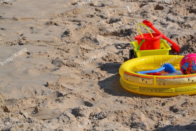 Beach The Baltic Sea Toys Children Sea