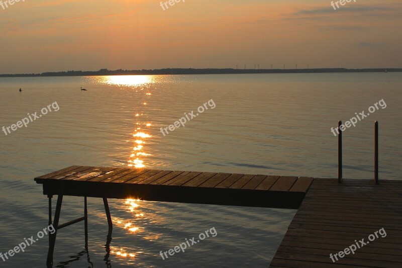 Web Jetty Bank Romantic Sunset