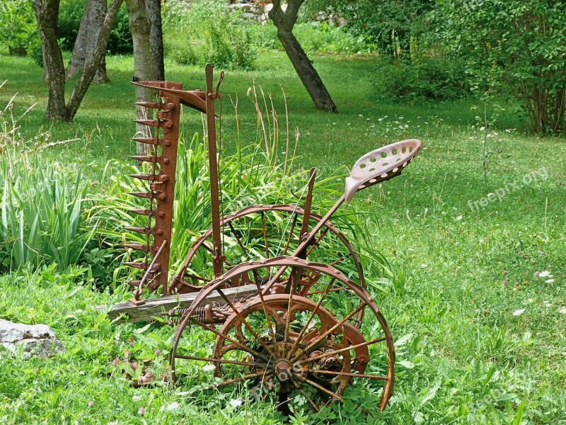 Agricultural Equipment Old Rust Mower Free Photos