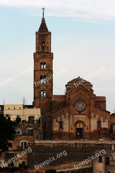 Matera Church Landscape Free Photos