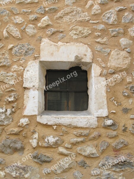 Stone House Window Facade Stone Old