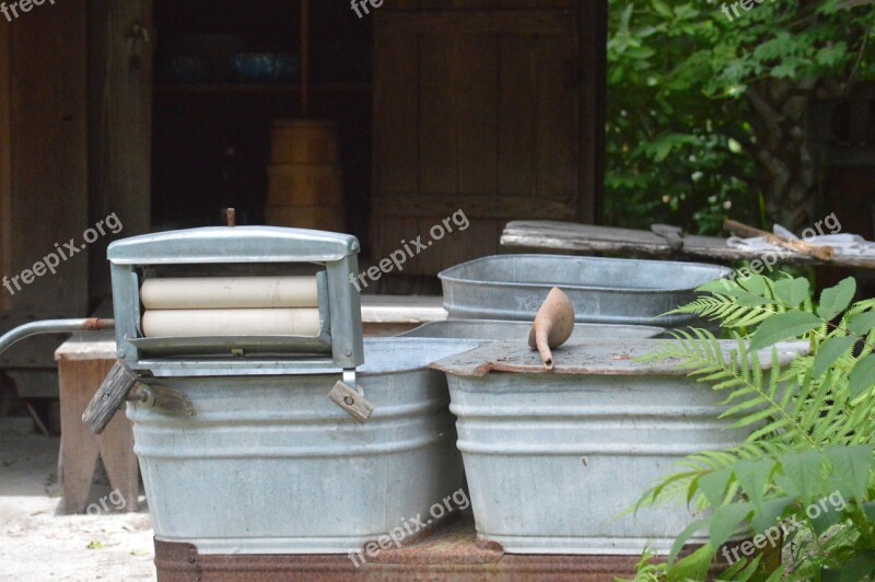 Basins Washing Antique Rustic Home