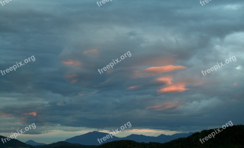 Clouds Mood Sky Sunset Atmosphere