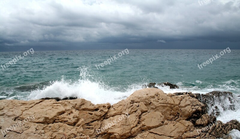 Sea Wave Surf Spray Swell