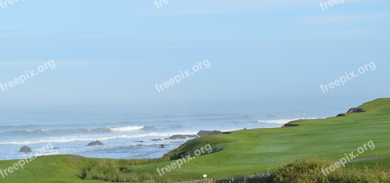 Coastline Pacific Ocean Half Moon Bay California Beauty